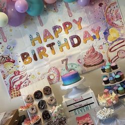 Sweets Birthday Banner