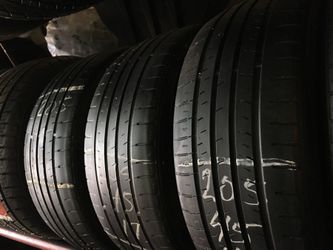 17” 205/45R17 4 used tires