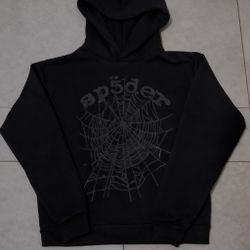 Black on Black Spider Hoodie