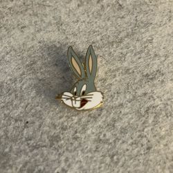 Vintage 1990 Looney Tunes Bugs Bunny Collectible Pin 