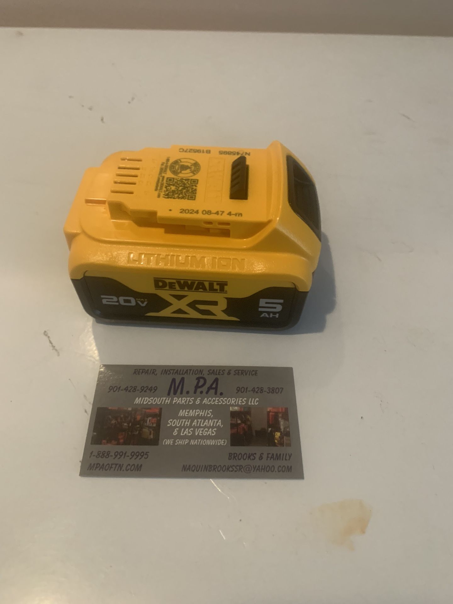 Brand New Dewalt 20 Volt 5.0 AH Battery