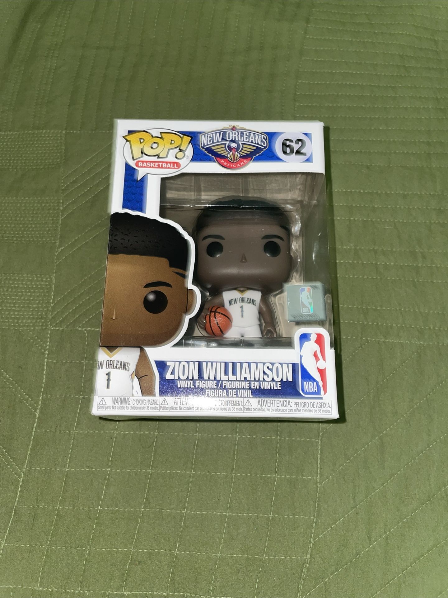 New Zion Williamson Funko Pop! New Orleans Pelicans #62