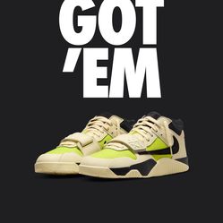 Travis Scott X Nike Cj1 T-Rexx Bright Cactus SZ. 12 & 13