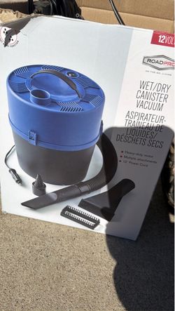 RoadPro 12V Wet/Dry Canister Vacuum