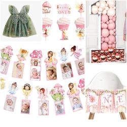 Fairy 1st Birthday Party Decor