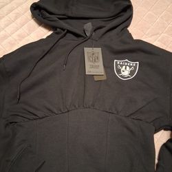 Ladies Raiders Corset Hoddie
