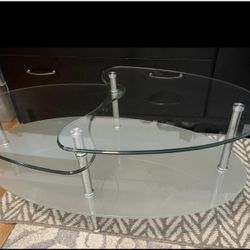 Small Glass Coffee Table 