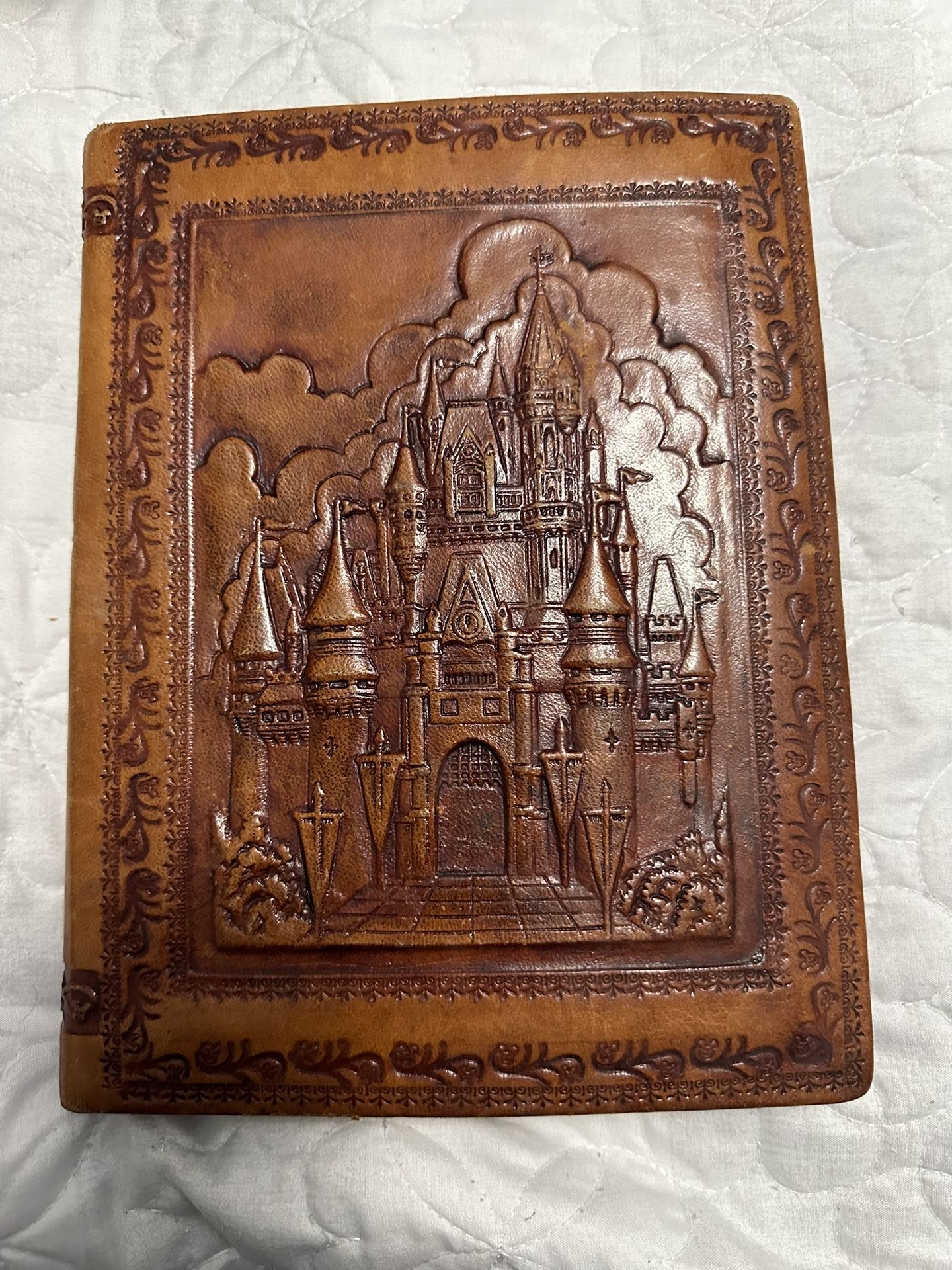 Disney Leather Embossed Castle Planner/Binder 