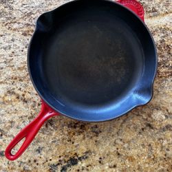 Le Creuset Red Skillet