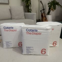 Coterie Size 6 Diapers