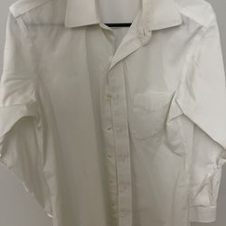 Brooks Brothers 346 Button Up Dress Shirt Mens Size 15 -2/3 Slim Fit
