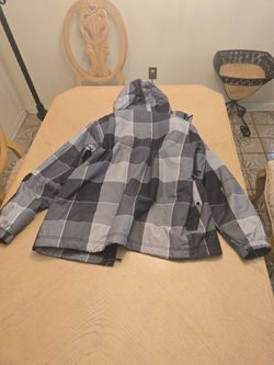 ONEILL winter ski jacket size XL checkered lined snowboard