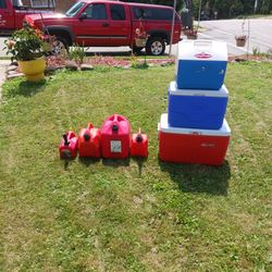 Coolers N Gas Cans 