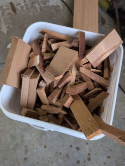Scrap cedar/softwood firewood