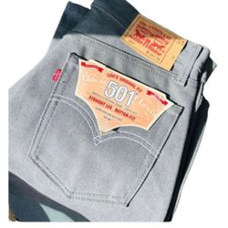 501 Levi's Brand New 36-39 Grey