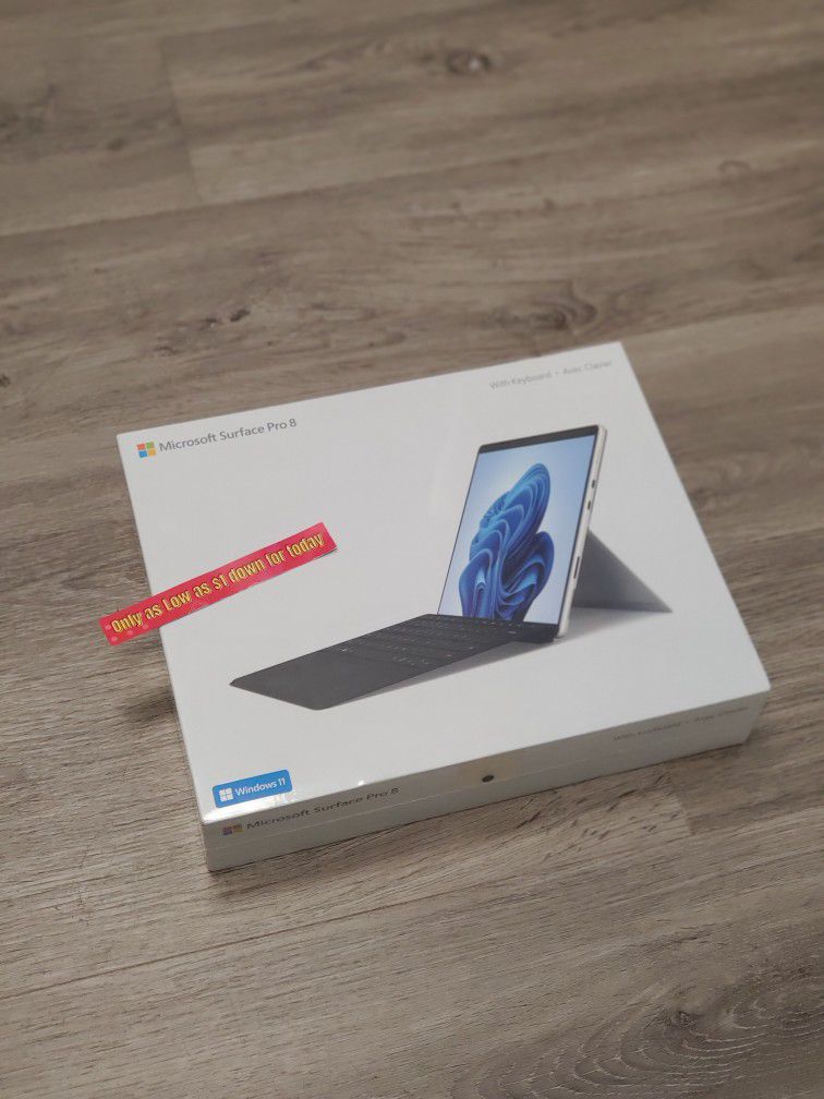 Microsoft Surface Pro 8 Brand New - $1 Today Only