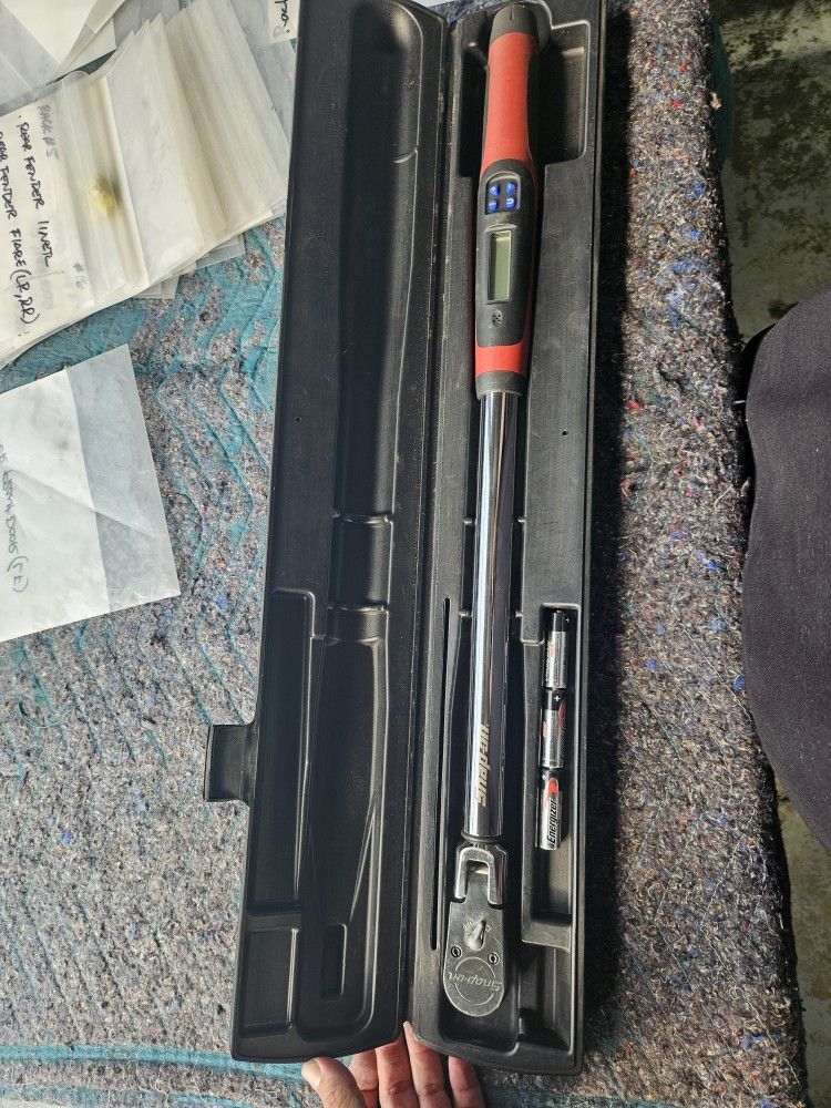1/2 Snap On Used Digital Torque Wrench