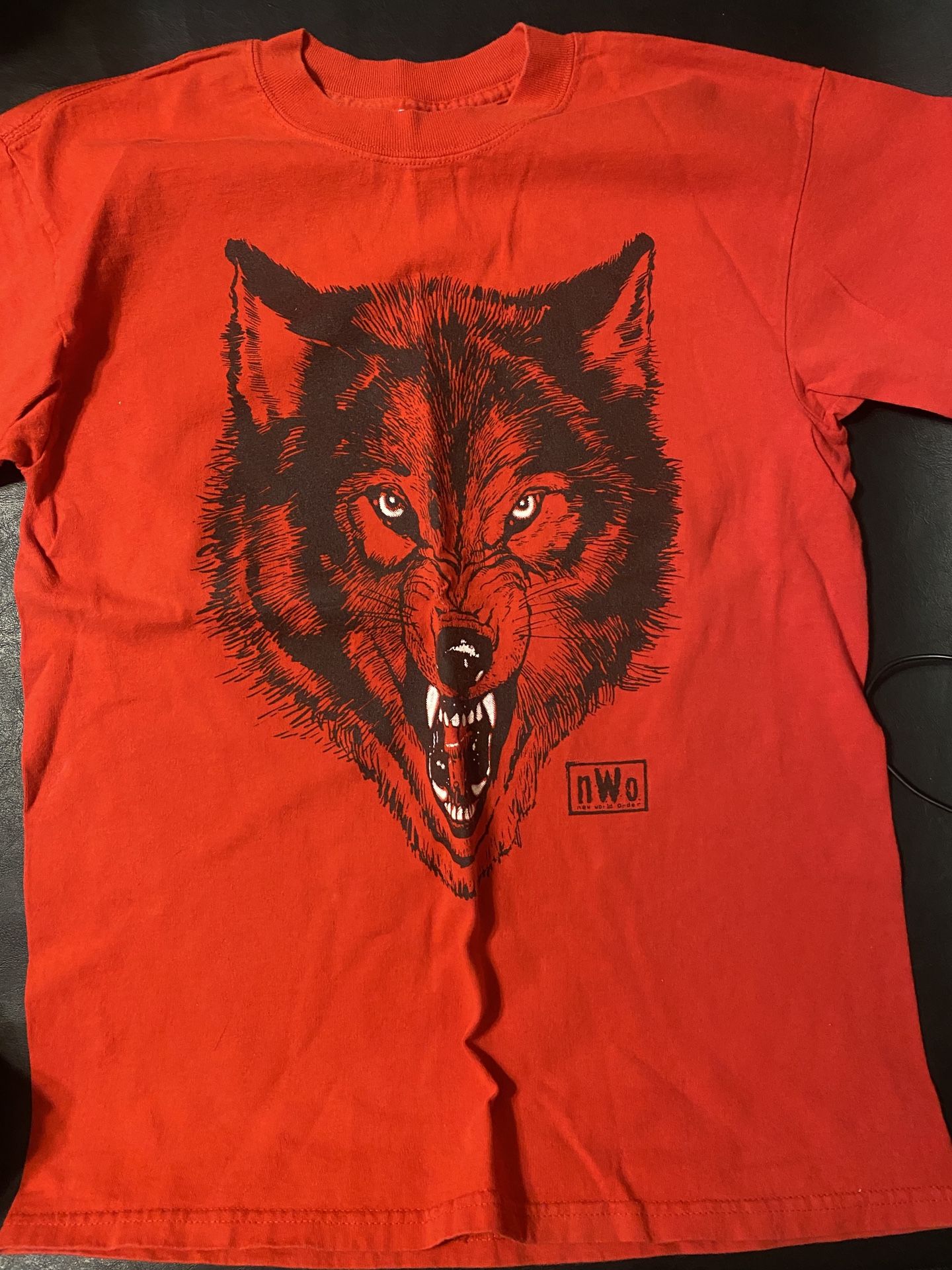 Vintage NWO Wolfpac Double Sided Shirt Wolf Front Size Large