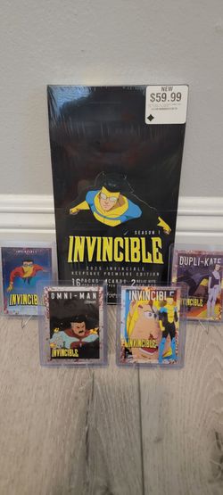 Invincible cards with box collectibles