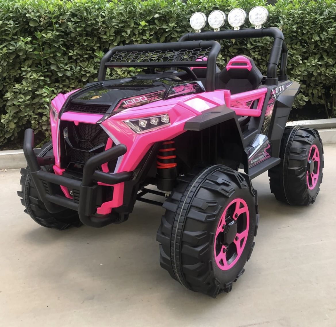 Kids Car !!BRAND NEW 12V 4X4 Electric Kids Ride On 2 Seater RZR With REMOTE CONTROL Leather Seats Rubber Wheels BT Can be Controlled with Phone