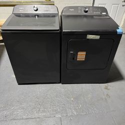 27” New Whirlpool Top Load Washer Dryer Electric 