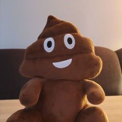 Poop emoji plush