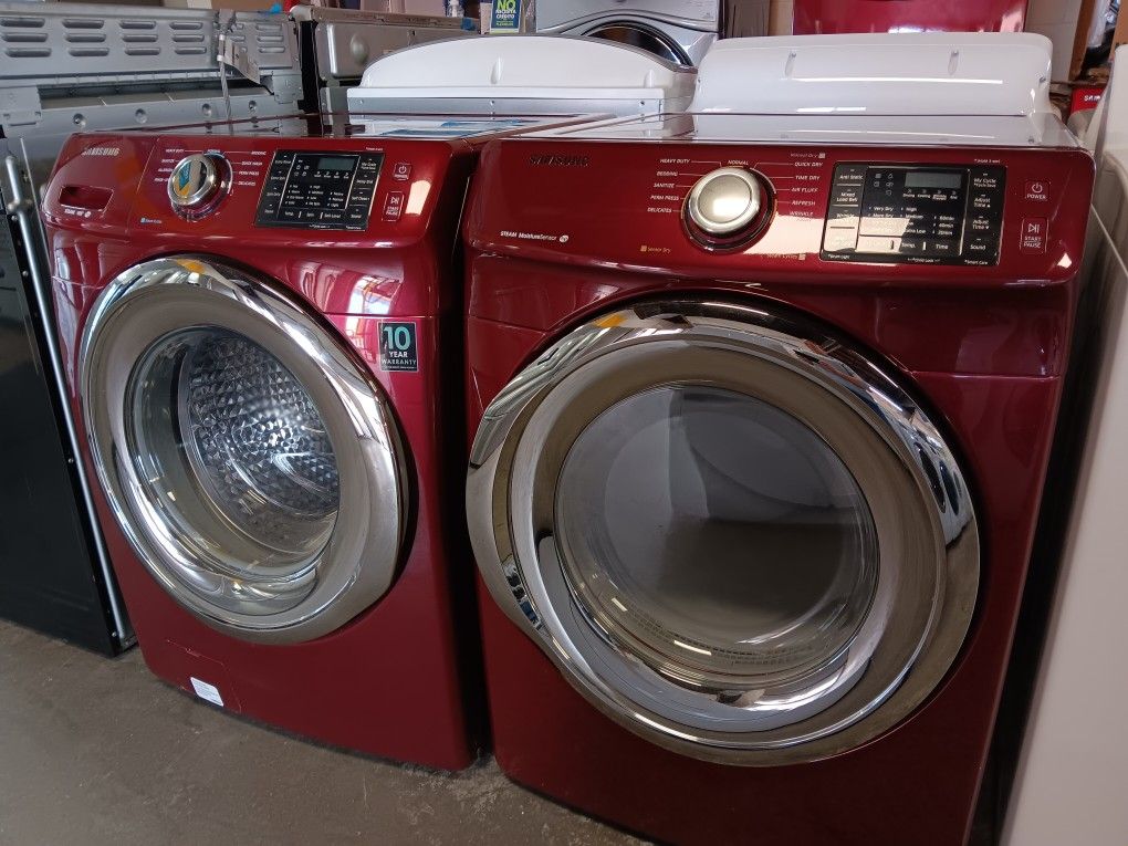 SAMSUNG FRONT LOAD WASHER AND DRYER SET