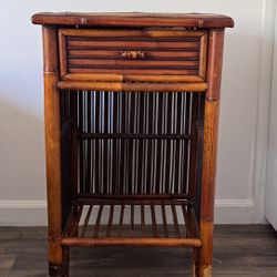 Bamboo Nightstand / Side Table