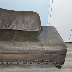 Leather Sofa.