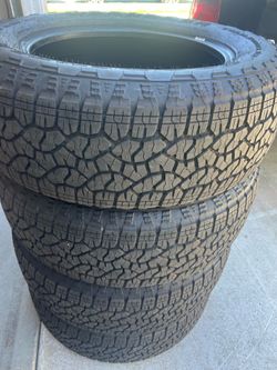 New 275/60/20 new Goodyear wrangler trailrunner all terrain tires new takeoffs 275/60r20 Llantas nuevas