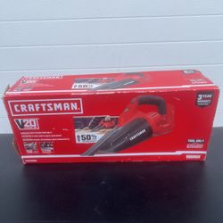 Craftsman V20 Cordless Handheld Vacuum CMCVH001B Tool Only. New open box bare tool only no battery or charger included. 