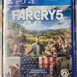 Far Cry 5 - Sony PlayStation 4, PS4, Doomsday Preppers Pack With Manual Tested