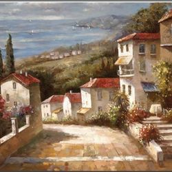 “Home in tuscany” wall art 24x32