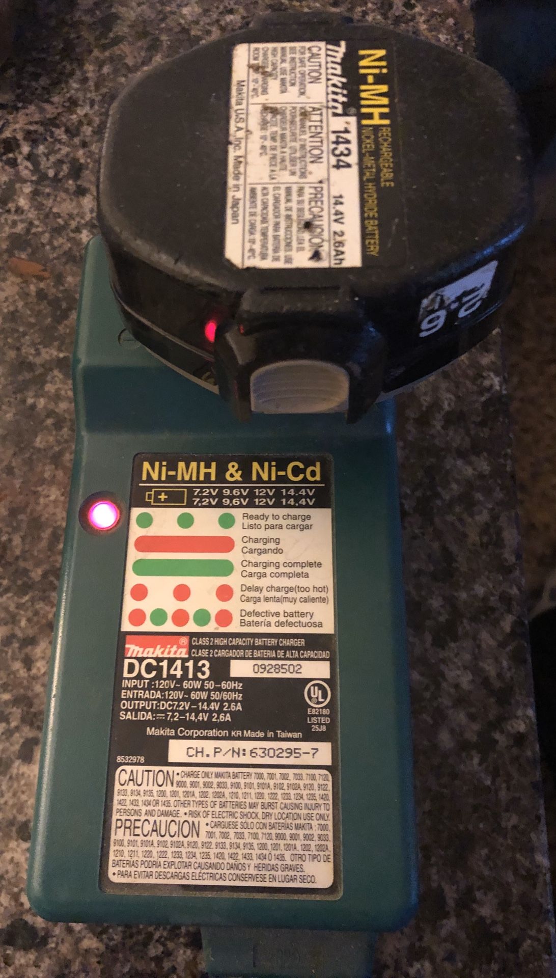 Makita 14.4 Drill, Battery, & Charger