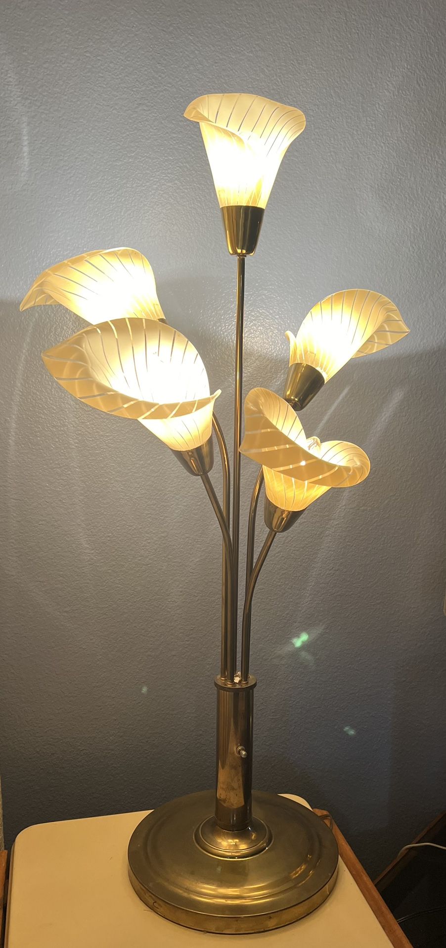 Vintage Tulip Lamp