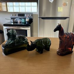 Large Vintage Avon Perfume Bottles 