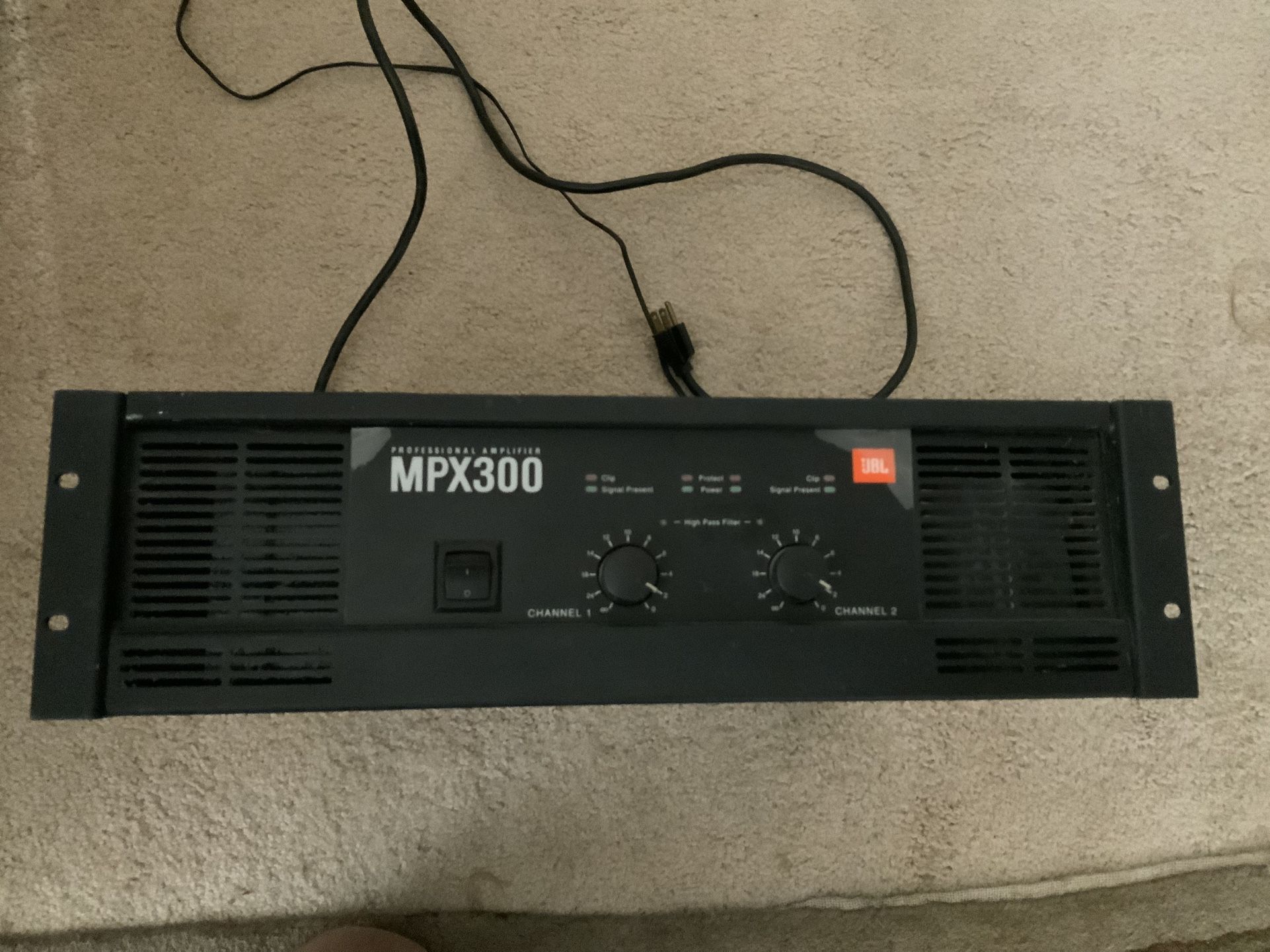 JBL MPX300 Professional High Power Amplifier