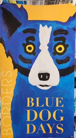 Blue Dog Poster 