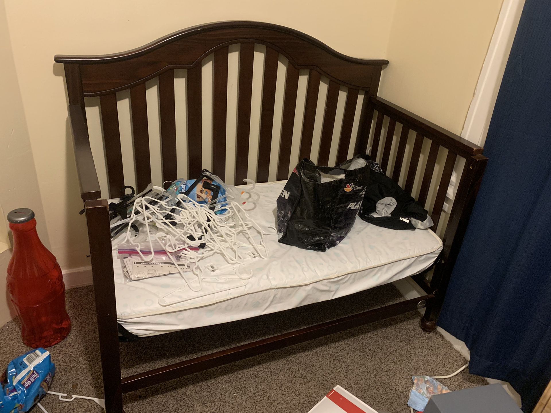 Baby crib mattress not included