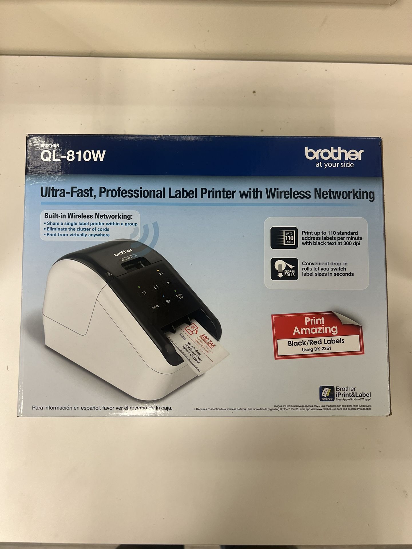 Brother QL-810W Wireless Label Printer