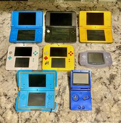 Nintendo Handheld Consoles Ds DSi XL 3ds Xl 2ds Advance Gameboy Sp 