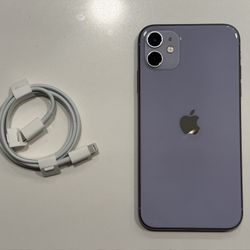 Unlocked Purple iPhone 11 128gb