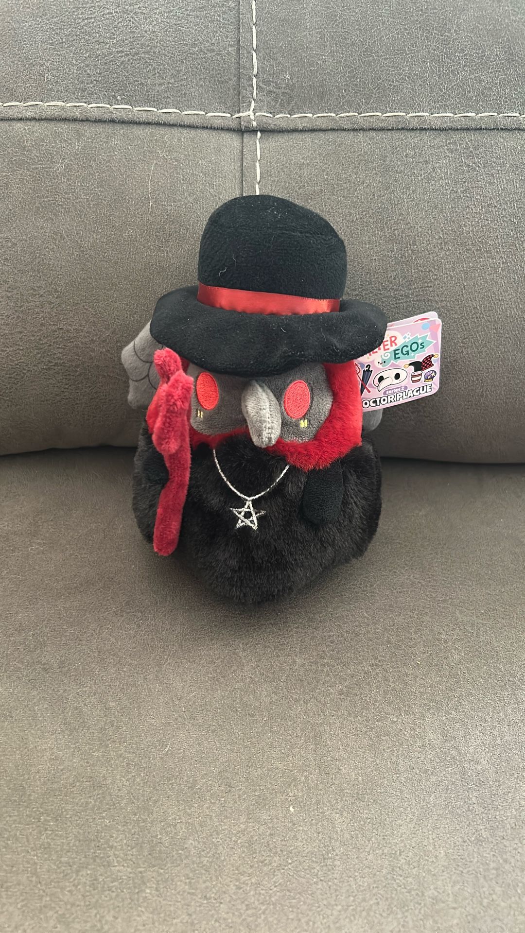Squishable snackable plague doctor