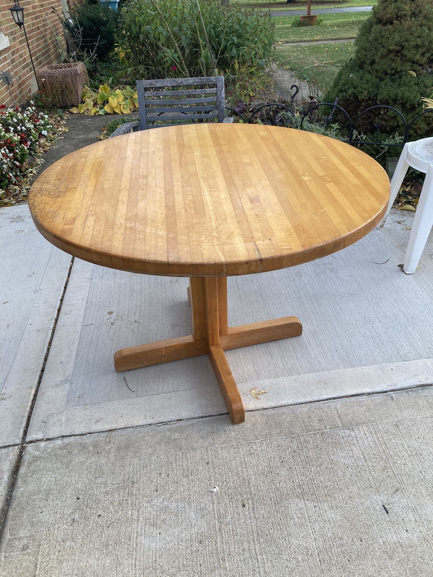 Solid Wood Round Dining Table