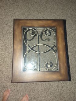 Set of brown wood end tables/ side tables