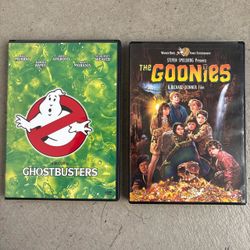 Ghostbusters & The Goonies DVD Lot - 80s Cult Classic Movies