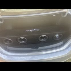 4 8Inch Skar Subs W/ Skar Box