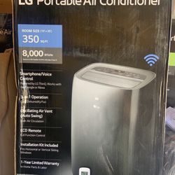 LG Electronics 8000-BTU DOE (13000-BTU ASHRAE) 115-Volt White Vented Portable Air Conditioner Wi-fi Compatibility Item