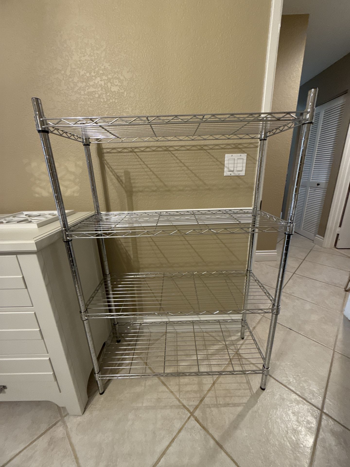 Metal Wire Shelf – 4 Tiers
