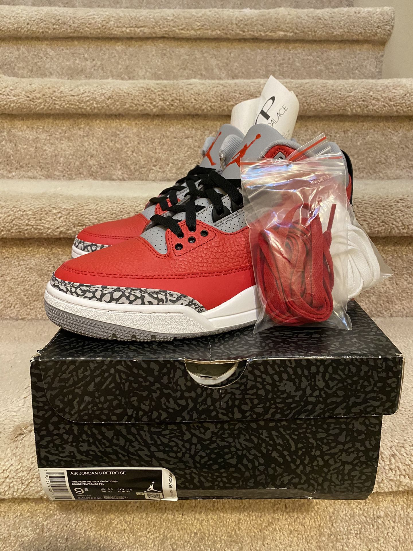 Jordan 3 Retro Unite Men Size 9.5 - Brand New